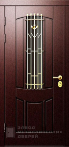 Фото «Дверь с ковкой №15»  в Долгопрудному