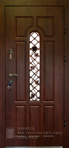 Фото «Дверь с ковкой №10» в Долгопрудному