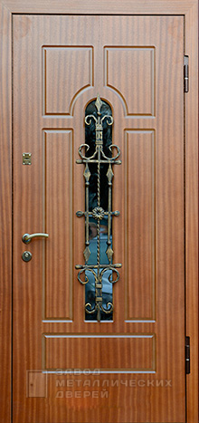 Фото «Дверь с ковкой №19» в Долгопрудному