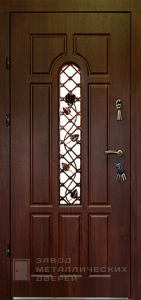 Фото «Дверь с ковкой №10»  в Долгопрудному