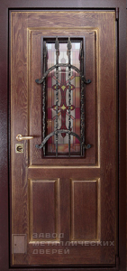 Фото «Дверь с ковкой №20» в Долгопрудному