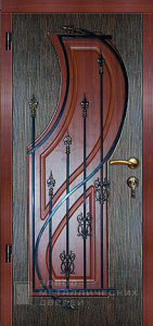 Фото «Дверь с ковкой №8»  в Долгопрудному