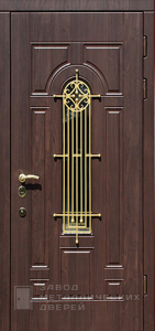 Фото «Дверь с ковкой №6» в Долгопрудному