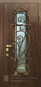 Фото «Дверь с ковкой №17» в Долгопрудному