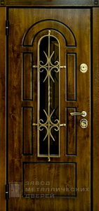 Фото «Дверь с ковкой №11»  в Долгопрудному